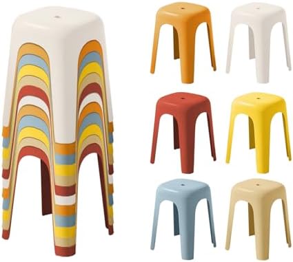 12 Pack School Plastic Stackable Classroom Stools