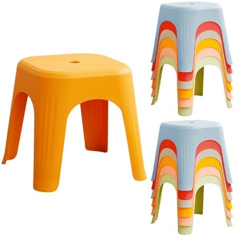 12 Pack School Plastic Stackable Stools