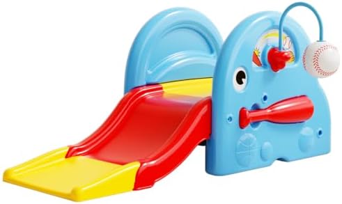 5 in 1 Toddler Slide Outdoor and Indoor, Kids Slide for Toddlers 1-3 …