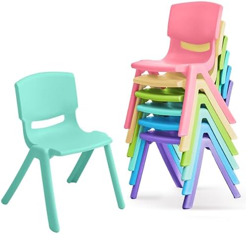 6Pcs Stackable School Chairs