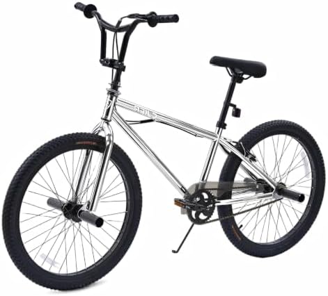 BMX Bike, 20 24 Inch Bike for Kids for 6-16 Years Old, Hi-Ten Steel F…