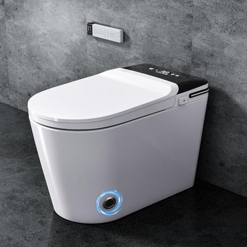 Smart Toilet with Bidet Built In, One Piece Electric Bidet Toilet wit…