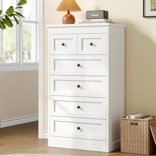Tall 6 Drawer Dresser for Bedroom